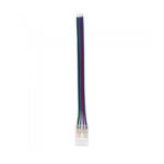 Vito 5520510 LED КОНЕКТОР ЗА ЛЕНТА CONCR10 10 MM COB RGB С КАБЕЛ ПРОЗРАЧЕН 2 БР ПАКЕТ ЗА COB RGB LED ЛЕНТИ