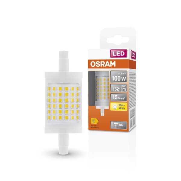 Ledvance 202400662473 led лампа line 78 cl100 11.5w/827 r7s