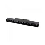 Vito 2102093 LED МАГНИТЕН ПРОЖЕКТОР MAGNA H S2 12W 3xCCT 3000K 4000K 6000K 1080 lm 24 220x22x45 mm 48V DC ЧЕРЕН
