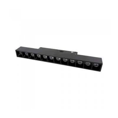 Vito 2102093 LED МАГНИТЕН ПРОЖЕКТОР MAGNA H S2 12W 3xCCT 3000K 4000K 6000K 1080 lm 24 220x22x45 mm 48V DC ЧЕРЕН