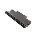 Vito 2102213 LED МАГНИТЕН РЕЛСОВ ОСВЕТИТЕЛ MAGNA H S3 12W 3CCT 3000K 4000K 6000K 1080 LM 24 ГРАДУСА 220 22 110 ММ 48V DC ЧЕРЕН