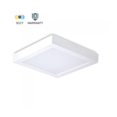 Vito 2027423 LED ПАНЕЛ ЗА ПОВЪРХНОСТЕН МОНТАЖ LARA S 12W 3CCT 3000K 4000K 6500K 1320lm 167 167 КВАДРАТЕН БЯЛ