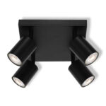 Ledvance 2078300669 led осветително тяло spot elemental black 4xgu10 plate black