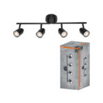 Ledvance 207830065 led лампа spot primal black 4xgu10 black