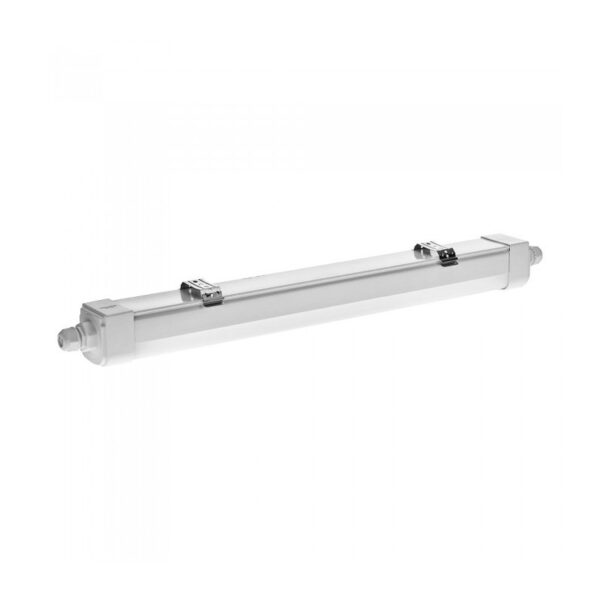 Vito 3300230 LED ВЛАГОЗАЩИТЕНО ОСВЕТИТЕЛНО ТЯЛО PROOF 30 40 50W 3900Lm 5200Lm 6500Lm 3CCT 3000K 4200K 6500K 1200x59x72MM IP65 БЯЛА С ВЪЗМОЖ