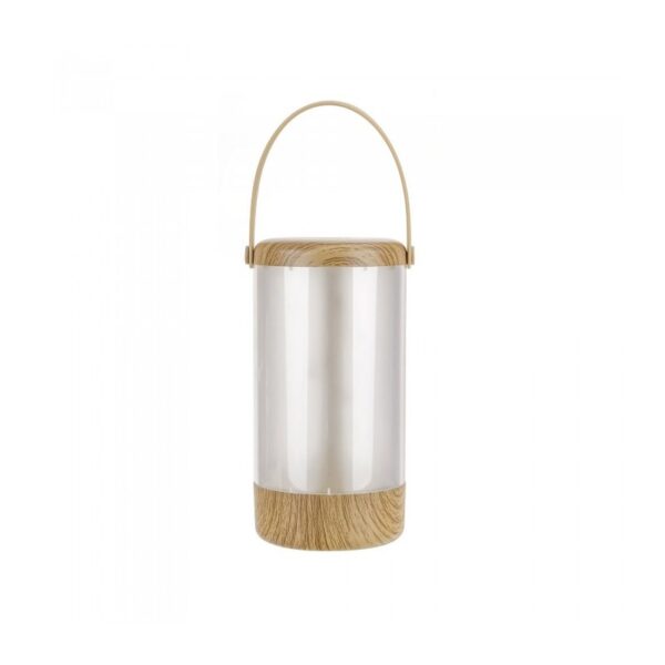 Vito 5200860 МИНИ LED НОЩНА ЛАМПА BARREL WOOD 3W 3000K 150Lm IP65 С БАТЕРИЯ 14500 Li