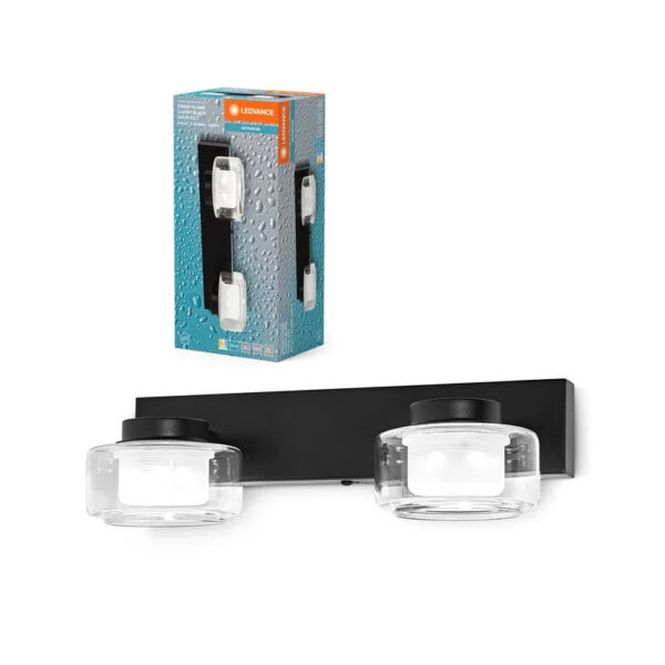 Ledvance 207830201 led лампа orbis flame 2x5.5w click cct ip44 black