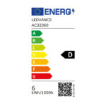 Ledvance 20240082481 led лампа parathom cl p gl fr 60 6w/827 e14