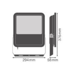 Ledvance 2078203132 професионален led прожектор pfm fl 200 133w 20klm 865 ps sy100 bk