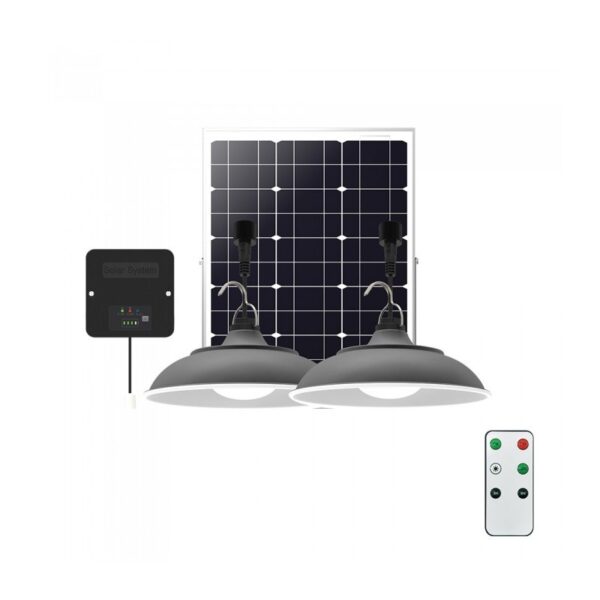 Vito 3210400 СОЛАРЕН ОСВЕТИТЕЛ HIGH BAY KAMPANA 2x200W 4000K 1500Lm IP54 2x ОСВЕТИТЕЛ 5M 2x3M КАБЕЛ