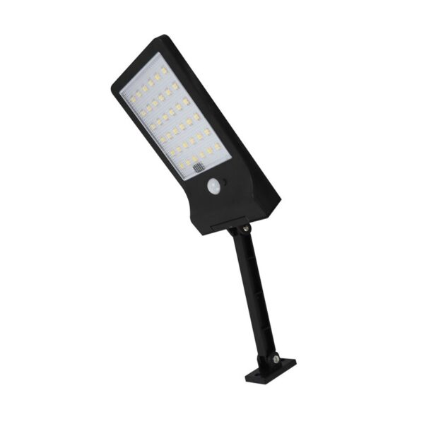 Vito 3210190 СОЛАРЕН LED ПРОЖЕКТОР SOLIGHT F 3W 440Lm 6400K СТУДЕНО БЯЛО С ФОТОСЕНЗОР И PIR СЕНЗОР 18650 3 7V 1800mAh IP44 ЧЕРЕН 3210190 VI