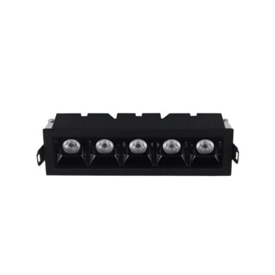 Vito 2102960 СПОТ ОСВЕТИТЕЛНО ТЯЛО ВГРАДЕН ICECUBE 10 10W 940Lm 3000K ТОПЛО БЯЛО 148x45mm ЧЕРНО