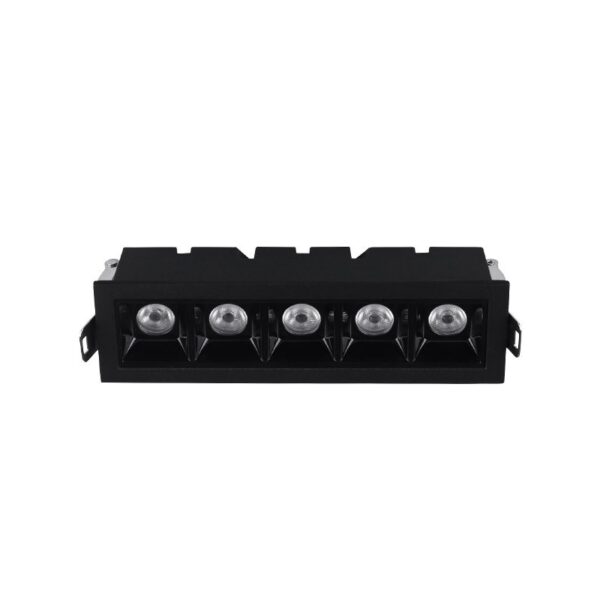 Vito 2102960 СПОТ ОСВЕТИТЕЛНО ТЯЛО ВГРАДЕН ICECUBE 10 10W 940Lm 3000K ТОПЛО БЯЛО 148x45mm ЧЕРНО