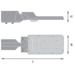 Ledvance 2078110311 led urban area 30w 840 ip65 bk