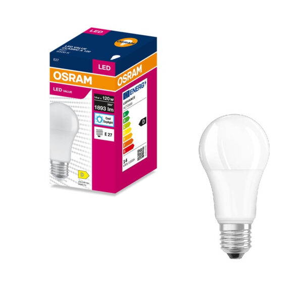 Ledvance 2024007237 led лампа value cla120 1893lm/865 e27