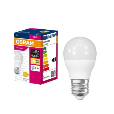 Ledvance 20240075573 led лампа value clp60 806lm/827 e27