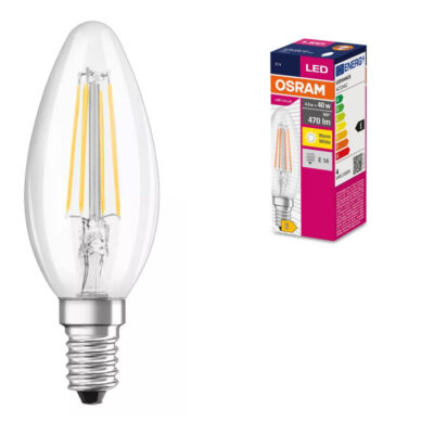 Ledvance 2024007021 led лампа value filament clb40 470lm/827 e14