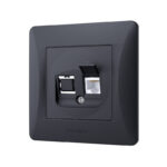 VIDEX 02040106 компютърна розетка vf-bnsk1pc6-bg cat6 binera videx - графит