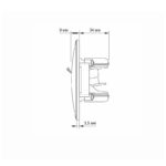 VIDEX 02040106 компютърна розетка vf-bnsk1pc6-bg cat6 binera videx - графит