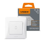 VIDEX 02040207 ключ за звънец 10а vf-bndb1-w binera videx - бял