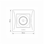 VIDEX 02040214 димер 600w vf-bndm600-bg binera videx - графит