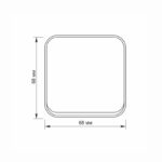 VIDEX 02040304 еднополюсен ключ 10а за открит монтаж vf-bns11-bg binera videx - графит