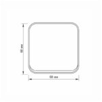 VIDEX 02040305 еднополюсен ключ за открит монтаж 10а vf-bns11-w binera videx - бял