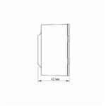 VIDEX 02040303 контакт шуко за открит монтаж vf-bns21g-w 16а binera videx - бял