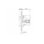 VIDEX 02040105 vf-bnsk1guc-w контакт шуко usb-a+usb-c binera videx - бял