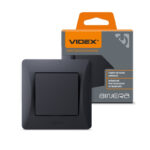 VIDEX 02040200 еднополюсен ключ vf-bnsw1-bg 10а binera videx - графит