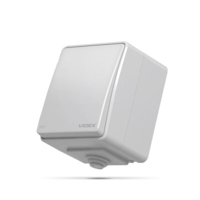 VIDEX 02040400 външен ключ еднополюсен ip65 binera vf-bnw11-g videx