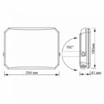 VIDEX 02020203 led прожектор vle-f3-1005b прожектор 100w/5k videx