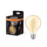 Ledvance 202401354 led лампа vintage 1906 cla60 g80 gold 60 dim 8w/922 e27