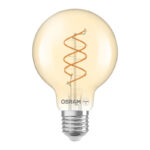 Ledvance 202401354 led лампа vintage 1906 cla60 g80 gold 60 dim 8w/922 e27