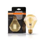 Ledvance 20240139 led лампа vintage 1906 led cl diamond fil gold 40/4.5w/825 e
