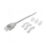Vito 5541229 ЗАХРАНВАЩ КАБЕЛ С КОНЕКТОР ЗА StripLED 24V COB 5541200 5541210 5541220 КОМПЛЕКТА СЪДЪРЖА 5БР КАБЕЛИ 50БР КЛИПСОВЕ И 10БР КАПАЧК