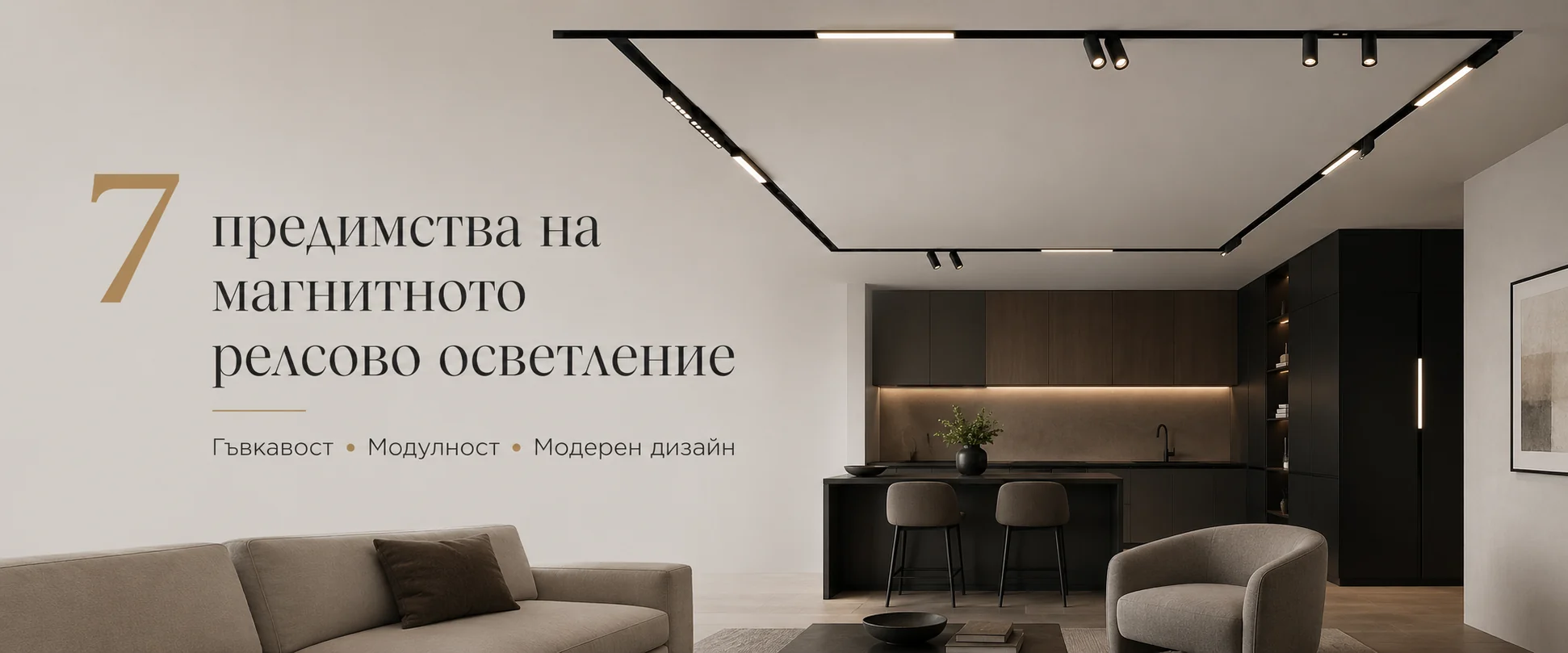 7 предимства на магнитното релсово осветление