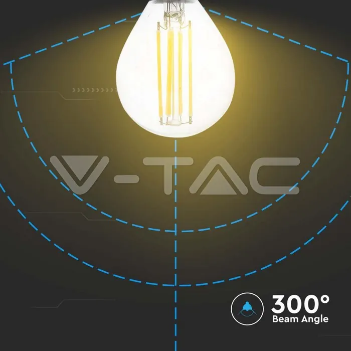 V-TAC VT-214300 LED Крушка 4W Филамент E14 P45 3000K