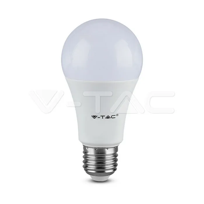 V-TAC VT-2811 LED Крушка 9.5W E27 A60 Пластик 6400K 160 lm/W