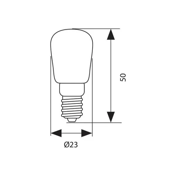 Vivalux VIV003491 LED лампа за хладилник/фризер FRIGO LED 1.5W 120lm E14 4000K