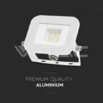 V-TAC VT-10011 10W LED Прожектор SAMSUNG Чип PRO-S Бяло Тяло 3000К