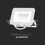 V-TAC VT-10023 30W LED Прожектор SAMSUNG Чип PRO-S Бяло Тяло 3000К