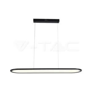 V-TAC VT-10045 24W LED Висяща Лампа (80*100CM) 4000K Черно Тяло