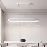 V-TAC VT-10056 24W LED Висяща Лампа (80*20*100CM) 3000K Бяло Тяло