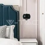 V-TAC VT-10078 9W LED Висяща Лампа (10*10*100см) Черно 3000K