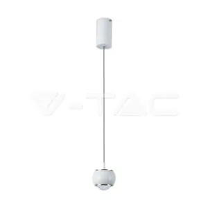 V-TAC VT-10079 9W LED Висяща Лампа (10*10*100см) Бяло 4000K