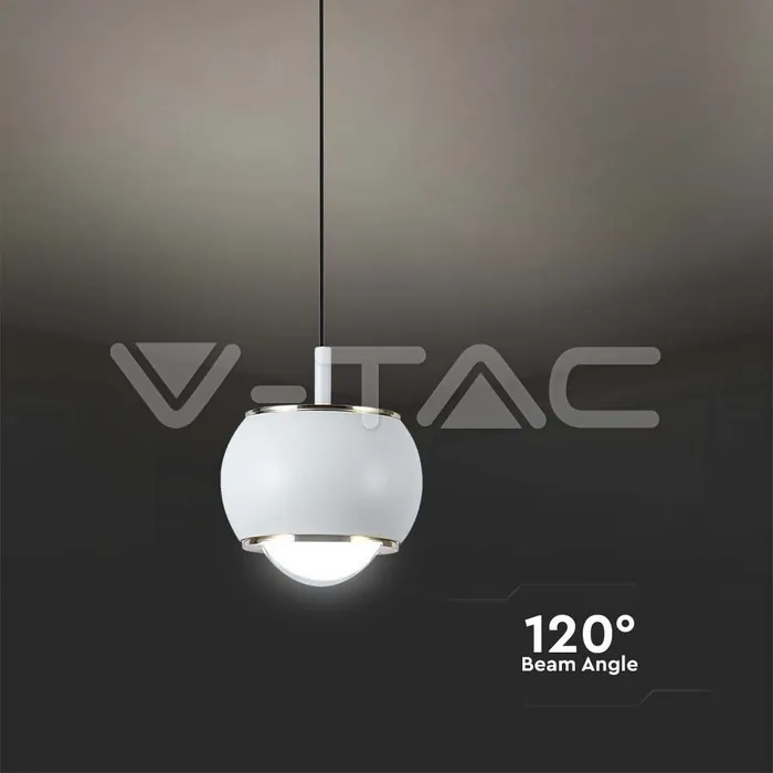 V-TAC VT-10080 9W LED Висяща Лампа (10*10*100см) Бяло 3000K