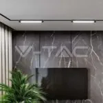 V-TAC VT-10242 10W LED Магнитен Линеен Осветител 4000K Черно Тяло