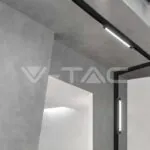 V-TAC VT-10242 10W LED Магнитен Линеен Осветител 4000K Черно Тяло