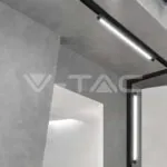 V-TAC VT-10245 18W LED Магнитен Линеен Осветител 4000K Черно Тяло